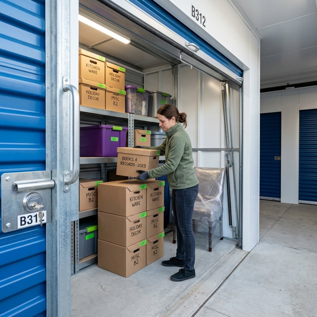 Organização interna Viva Box Self Storage